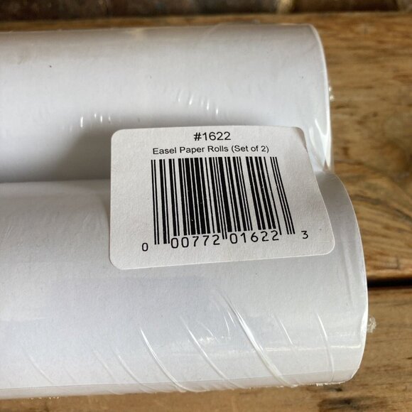 Melissa & Doug 18 Inch Easel Paper Rolls White Pack of 2 - Picture 3 of 3